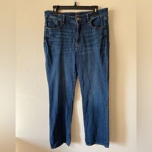 Tommy Hilfiger Tribeca Jeans Size 12 Dark Wash Straight Leg Classic Fit